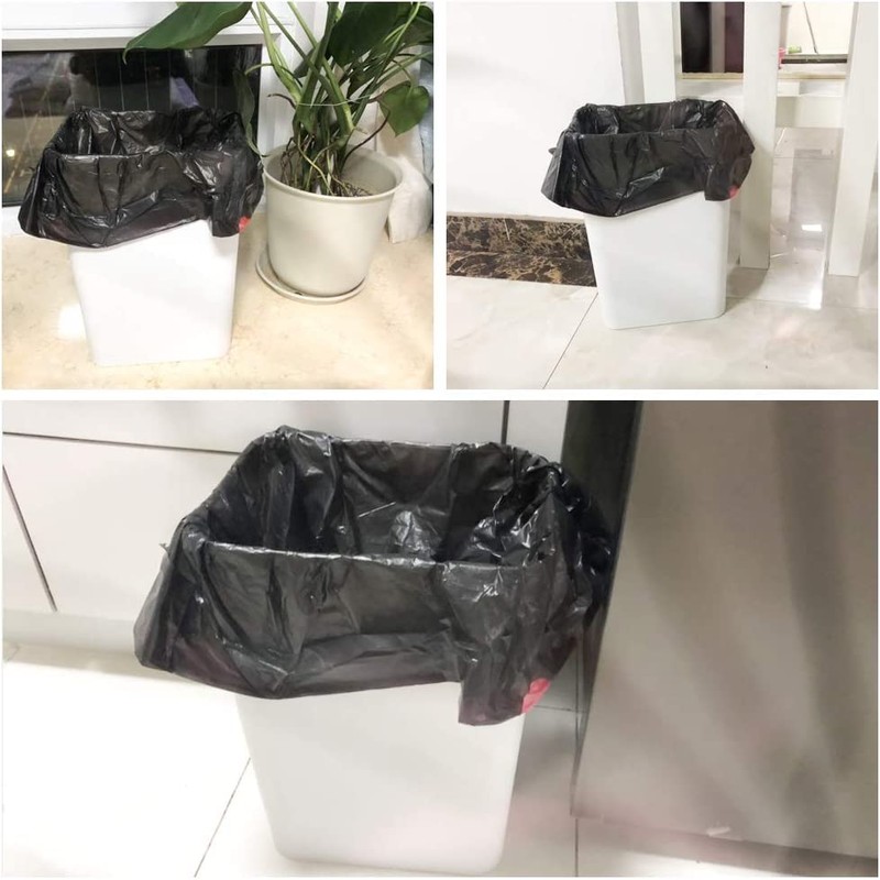 Thurbo 5 Rolls 20L Bin Bags Liners Drawstring Trash Bag,