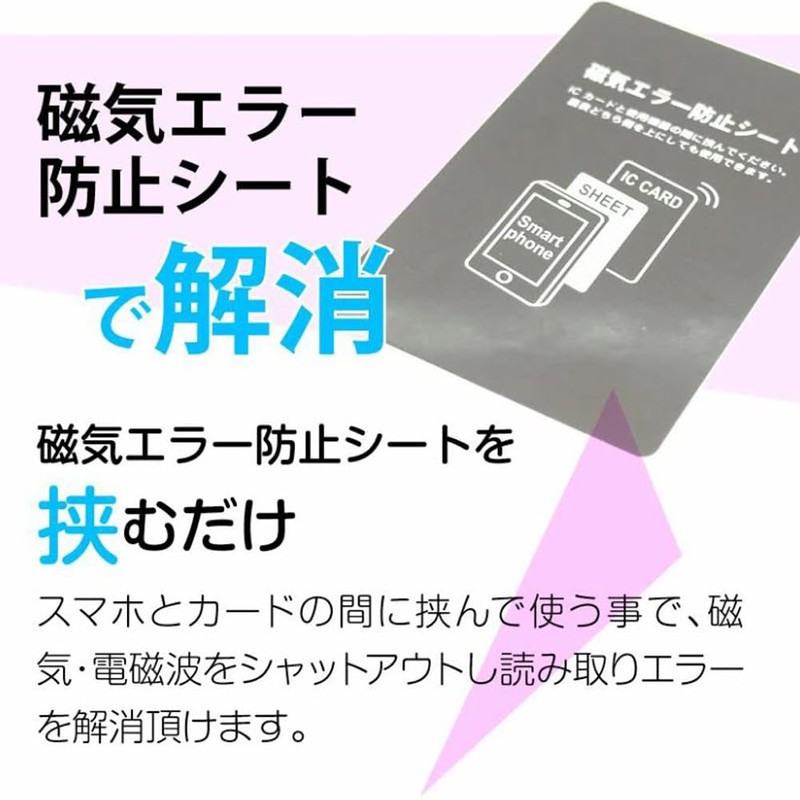Suica Pasmo Icoca Pitapa EMF Prevention Sheet, 2 Sheets, Ultra