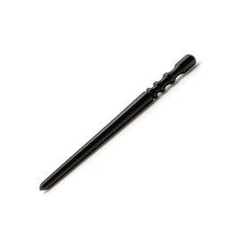 Ebony Wood Leather Burnisher Professional Round Head Leather Edge Burnisher High Density Wood Edge Slicker Leather Tools Polished Grinding High Polished Tool for Burnishing Leather Projects(Slim)
