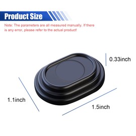 DUSCOKE Car Door Shock Absorber, Silicone Anti-Collision Buffer Gasket Car Slam Stopper, Self-Adhesive Auto Side Door Bumper Protection Sticker, Soundproof Crash Pad for Most Vehicles (8PCS)