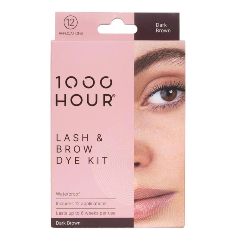 1000 Hour Eyelash & Brow Dye Kit, Light Brown/Honey
