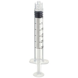 Servoprax Mediware I3 0501 Disposable Syringes with Luer Lock 2.5/3 ml Volume (Pack of 100)