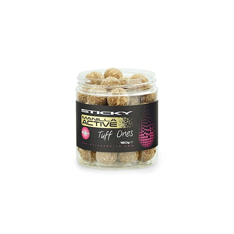 Sticky Baits 16mm Manilla Active Tuff Ones: 16mm Fishing Hook,