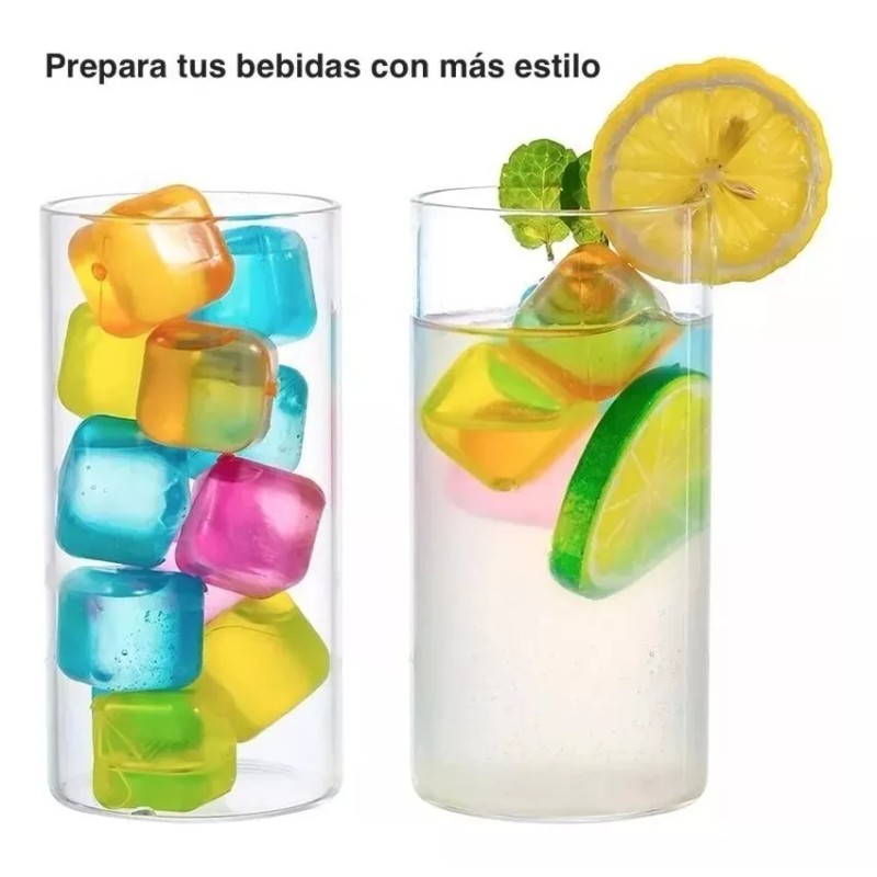 CL 36 Cubitos De Hielo Reutilizables De Plástico