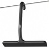 Silicone Shower Squeegee for Glass Doors with Built-in Hook, 8.3