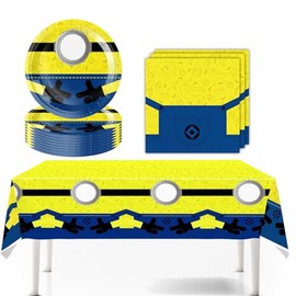 Birthday Party Tableware, Party Tableware Set, Birthday Tableware, Children's Birthday Decoration Tableware, Party Set for 10 People