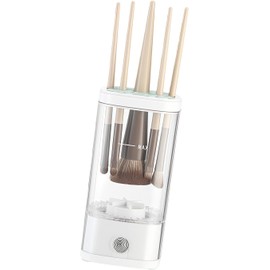 Máquina de cepillo eléctrico, toque automático rápido para cepillos y esponjas de maquillaje Uso doméstico Cepillo eléctrico automático para cepillos y esponjas de belleza rápido y