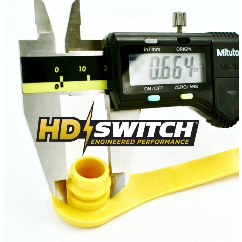 HD Switch (1) Hydraulic Fitting Coupler Plug Cap MALE fits