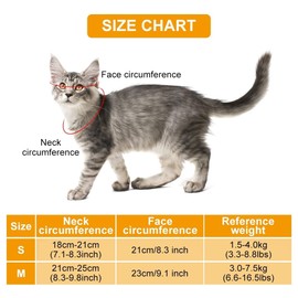 Cat Muzzles, Breathable Pet Cat Masks, Muzzle, Anti Bite, Anti Meow, Cat Retention Bags for Grooming Nails