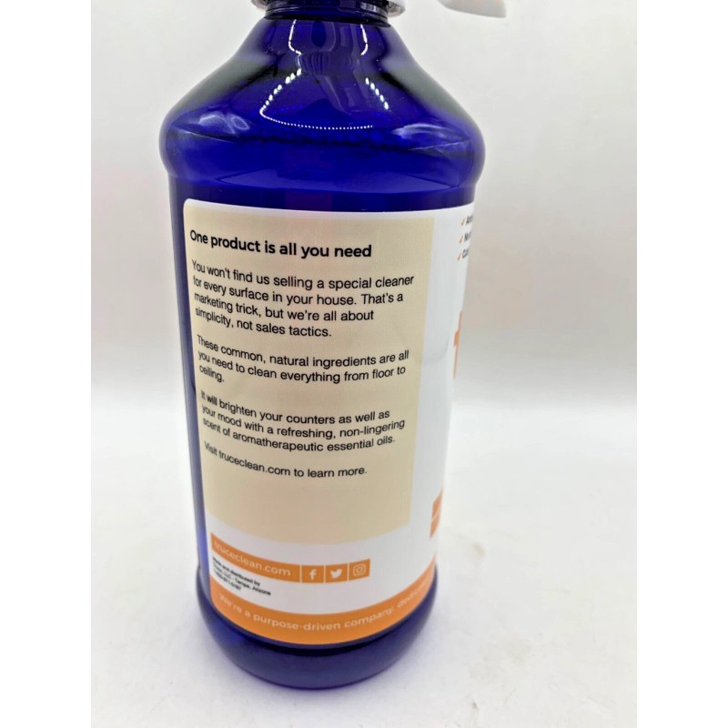 Truce All Purpose Cleaner Hypoallergenic Nontoxic Eco-Friendly All Natural Vegan