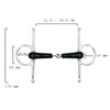 Equine Smile ES0104 Snaffle Bit Simple Broken with Rubber Stainless
