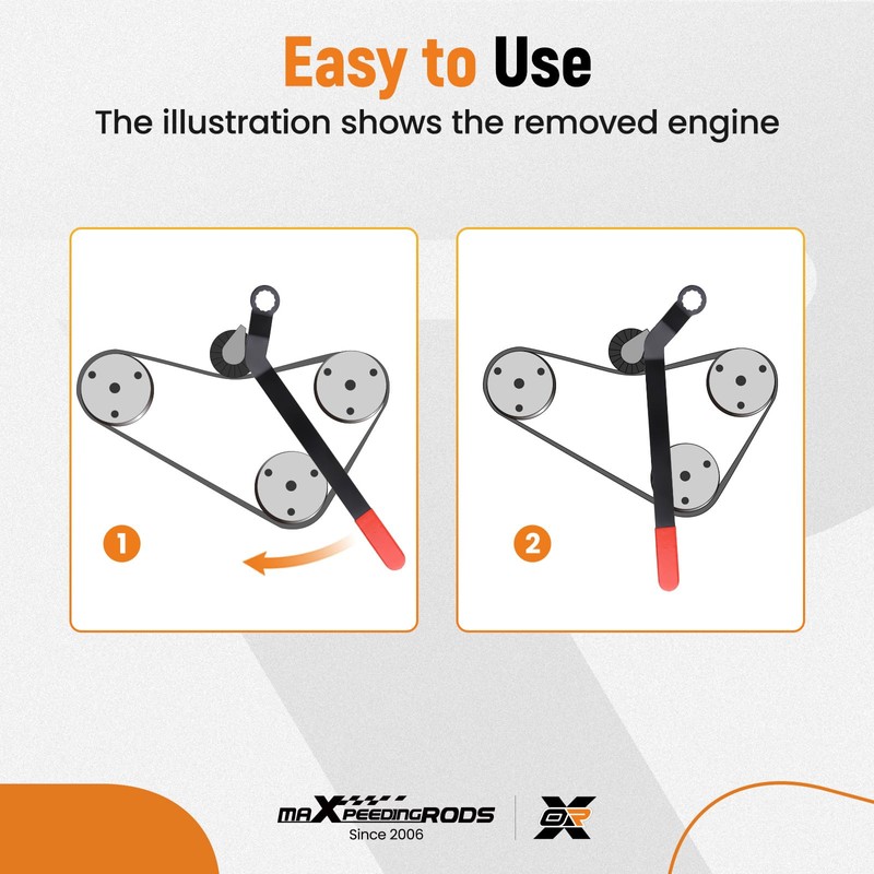 maXpeedingrods 116210 Serpentine Belt Wrench Tool Set for Mini Cooper
