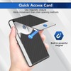 DMFLY Business Card Holder, Metal Slim Business Card Case, Pocket