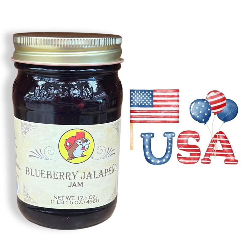 Buc-ee's Jams and Jellies (Blueberry Jalapeño Jam)