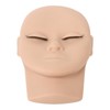 Lash Extension Mannequin Head, Simulated Reusable Practice Safe 3D Rubber