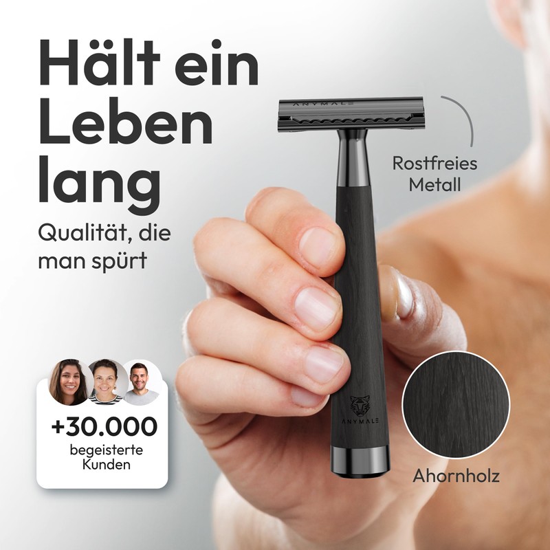 Safety Razor Wood (Midnight)