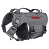 OneTigris Large Tactical Dog Harness, No Pulling Adjustable Dog Vest