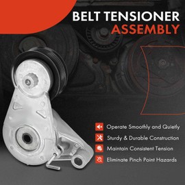 A-Premium Belt Tensioner Assembly with Pulley Compatible with Hyundai Elantra 2014-2021, Elantra GT 2016-2020, Tucson, Veloster, Veloster N, Kona & Kia Soul, Forte, Forte Koup, Forte5, Seltos, Rondo