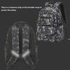 SIVENKE 3Pcs Middle School Schoolbag Star Printing Waterproof School Backpack