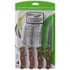 Chicago Cutlery B144 4pc Walnut Tradition Steak Knife Set