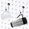 MENEONE Pegboard Hook Locks, for Stopping Hooks from Falling Off,