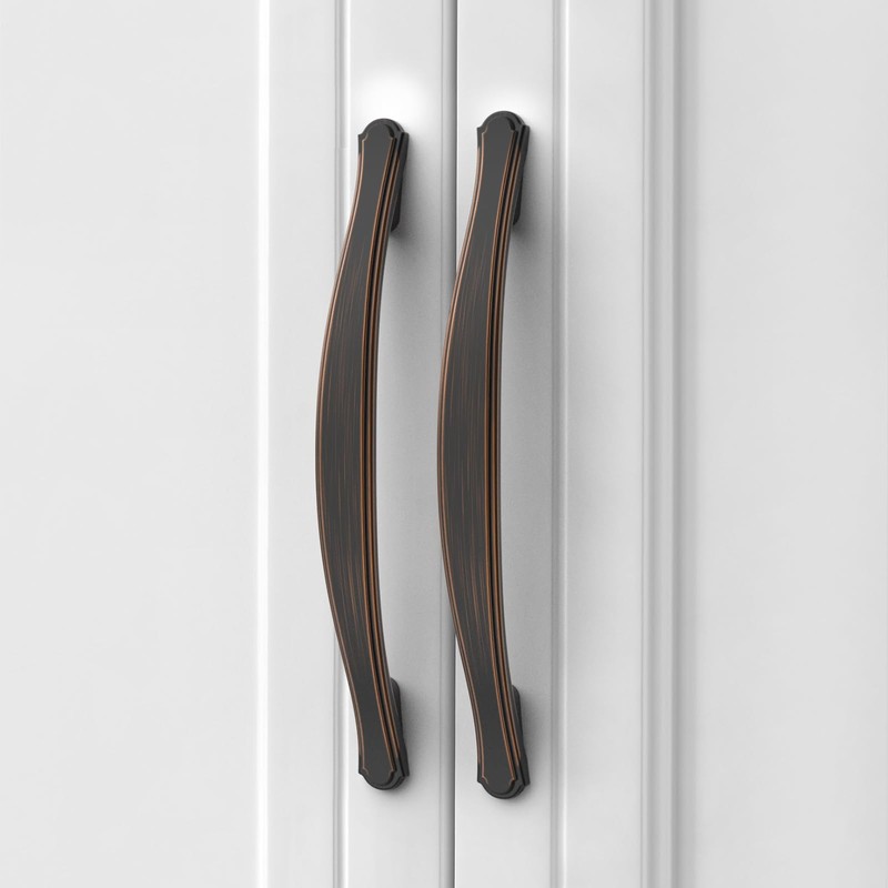 Asidrama 10 Pack 5 Inch(128mm) Oil Rubbed Bronze Kitchen Cabinet