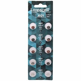 LOOPACELL 500 AG1 364 LR621 521 SR60 1.5V Alkaline Watch Batteries