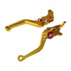 Gold CNC 6 Position Shorty Brake Clutch Lever for Honda