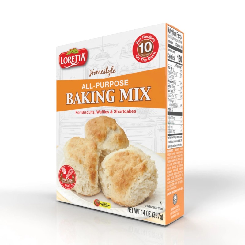 see above LOT of 3 Loretta All-Purpose Baking Mix, 14oz