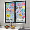 70PCS Easter Window Cling Stickers, 4 Sheets Easter Window Cute