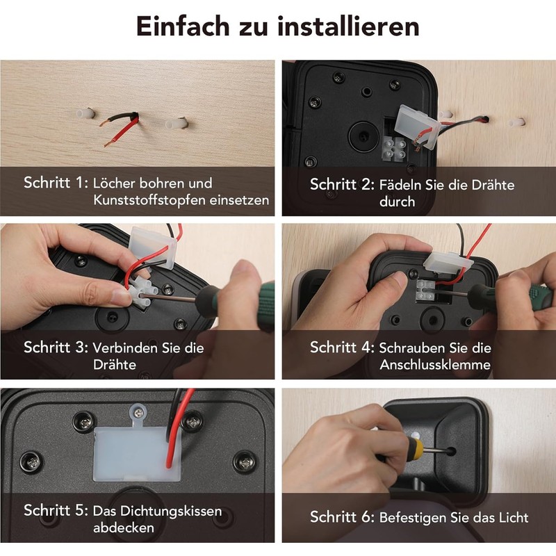 OREiN LED Spotlight with Motion Sensor Outdoor 2800 lm, 2700/4000/6500