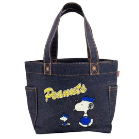 Nakajima Corporation Peanuts EDWIN Snoopy Baseball Mini Tote 205568-24 H 20 x W 31 x D 10 cm