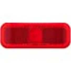 OPTRONICS MCL44RB1 LED MARK LIGHT;RECT;1 WIR