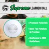 ONEGlobal Supreme Leather Cricket Ball | 100% Handstitched, 156g -