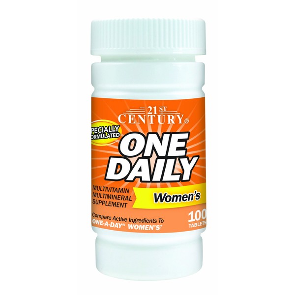 21st Century One Daily Women's Tablets, 100 Count (Pack of 2)