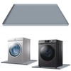 27''x27'' Washing Machine Drain Pan Silicone Mat with 0.78'' Raised