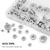 Hilitchi 140-Pcs M3 M4 M5 M6 M8 M10 M12 Hex