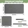 Absorbent Diatomite Coasters for Bathroom - Pack of 6 Water