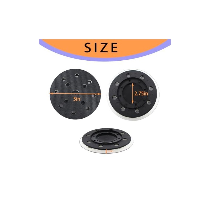 2025 Upgrade 492280 ETS 125 Eq Replacement Sanding Pad Hard
