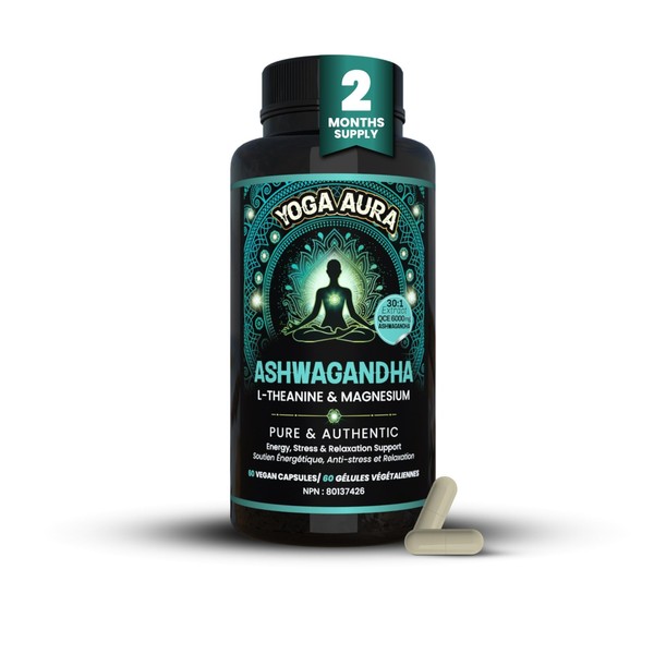 🇨🇦 Tri Formula Ashwagandha QCE 30:1 6000 mg- 200mg,L-theanine 200mg,