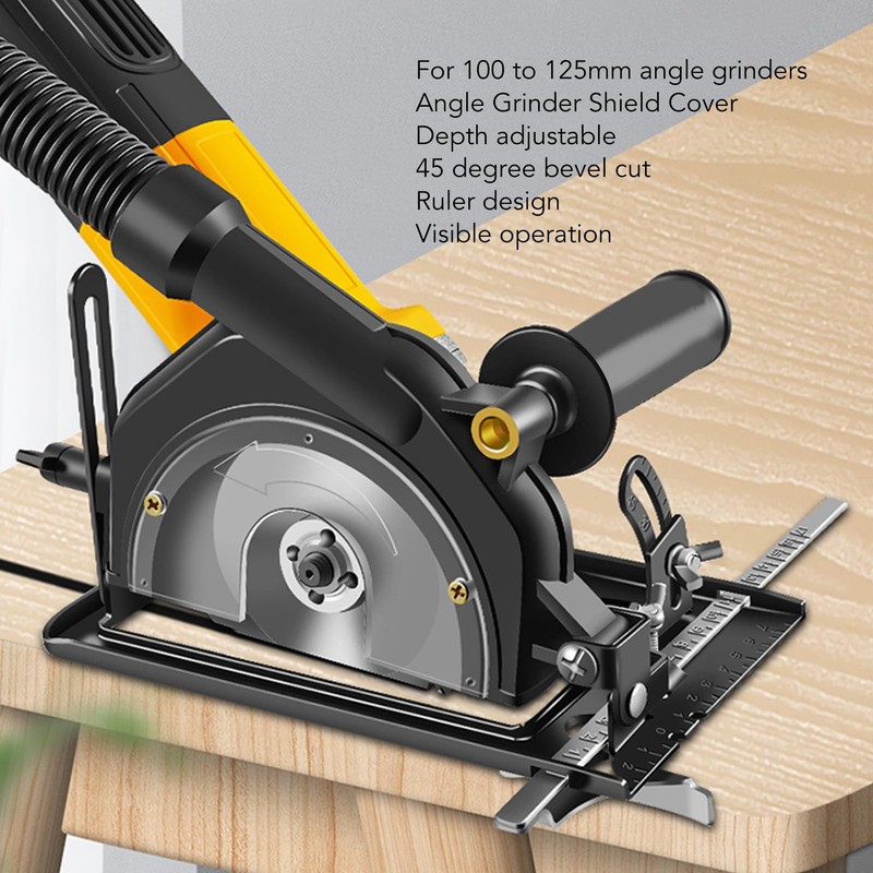 Angle Grinder Stand, 45° Adjustable Angle Grinder Holder with Protective