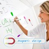 CIOUYAOS 32PCS Magnetic Whiteboard Pens Erasable, 8 Colour Fine Tip