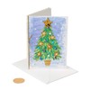 Papyrus Christmas Card (Brushstroke Christmas Tree)