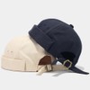 Cotton Docker Cap Men's Adjustable Sailor Hat Cap Without Visor