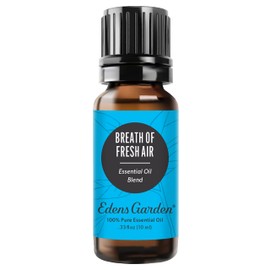Edens Garden Breath of Fresh Air Essential Oil Blend, Best for Diffusing to Naturally Unwind & Purify The Air, 100% Pure & Natural Recipe Therapeutic Aromatherapy Blends- Diffuse or Topical Use 10 ml