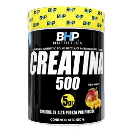 Bhp Ultra Creatina Monohidratada 500 Gr 100 Servicios Sabor Mango