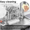 2L Stainless Steel Milk Frothing Jug with Handle and Lid