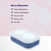 Leak Proof Travel Soap Case,Solid Shampoo Bar Holder, Silicone Soap