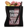 Husband Daddy Protector Hero American Flag Gift Tote Bag
