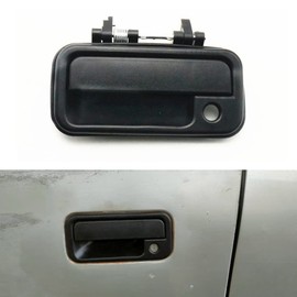 Tuperoymse IZ1520106 Car Black Exterior Rear Left Door Handles Replacement for Rodeo Pickup 1998 1999 2000 2001 2002 2003